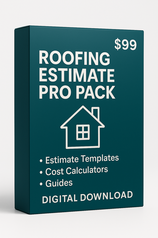 Roofing Estimate Pro Pack